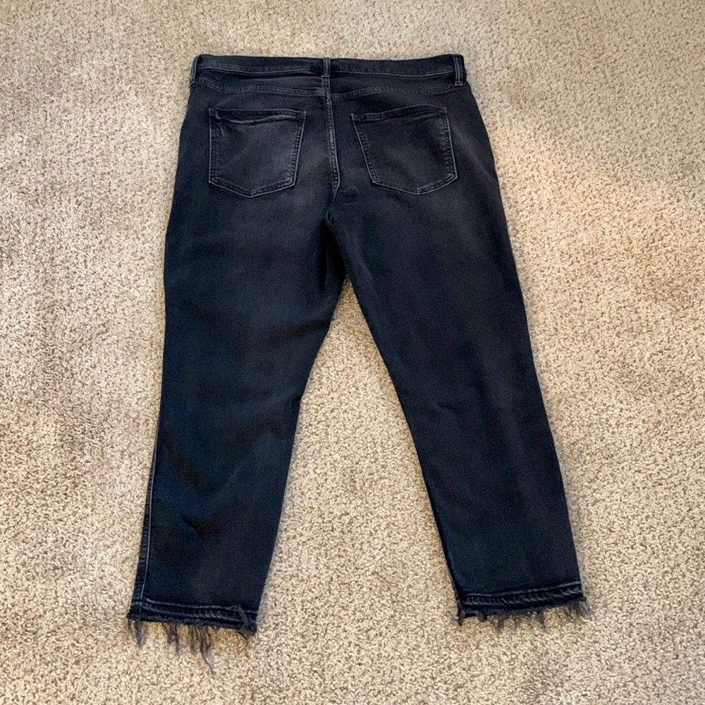 GAP VINTAGE SLIM HIGH RISE BLACK JEANS - Picture 6 of 12